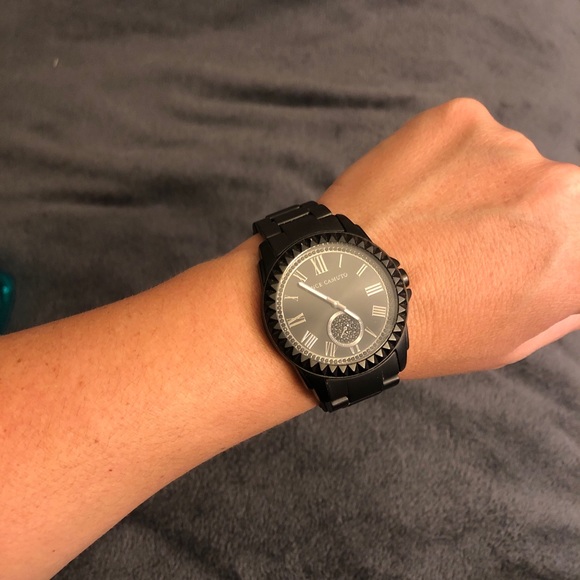 Vince Camuto Matte Black Watch unisex - Picture 2 of 2